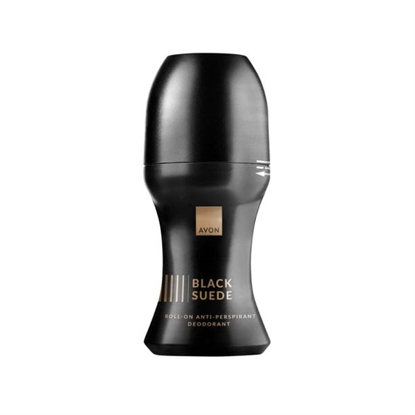 mens roll on deodorant Avon Black Suede long lasting antiperspirant woody masculine scent