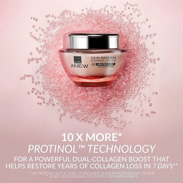 Avon Anew Power Cream Protinol technology collagen boost anti ageing moisturiser