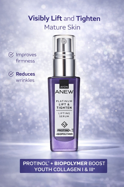 Avon Anew Platinum Lift and Tighten Lifting Serum anti ageing serum firming skin protinol collagen boost