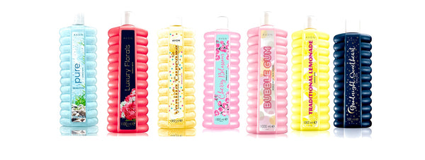 Avon bubble bath 500ml bundle 4 or 6 pack mixed scents variety 
