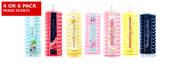 Avon bubble bath 500ml bundle 4 or 6 pack mixed scents variety set
