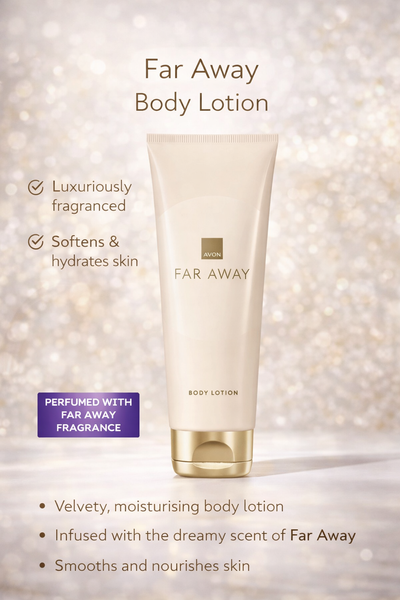 Avon Far Away Body Lotion 125ml floral scented moisturising body lotion soft smooth skin