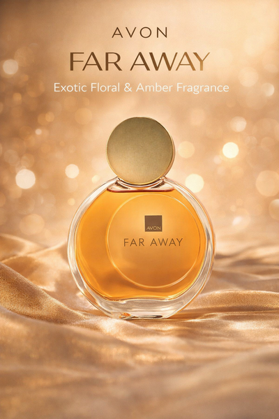 Avon Far Away Eau de Parfum 50ml floral amber women’s perfume long lasting fragrance with jasmine vanilla sandalwood