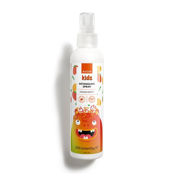 kids detangling spray mango Avon tear free hair spray for knots smooth soft hair children