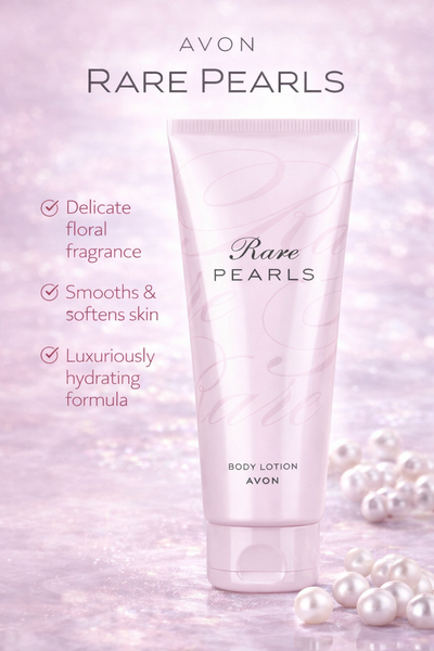 Avon Rare Pearls Body Lotion 125ml floral scented moisturising body lotion soft smooth skin