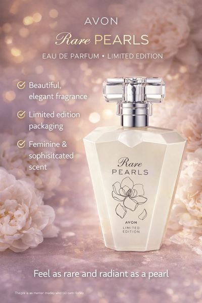 Avon Rare Pearls Eau de Parfum floral women perfume elegant long lasting fragrance