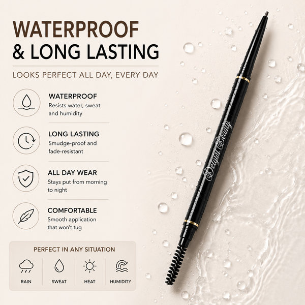 Delgirl Beauty Waterproof Micro Fine Eyebrow Pencil