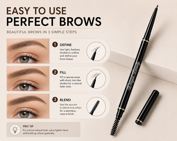 Delgirl Beauty Waterproof Micro Fine Eyebrow Pencil