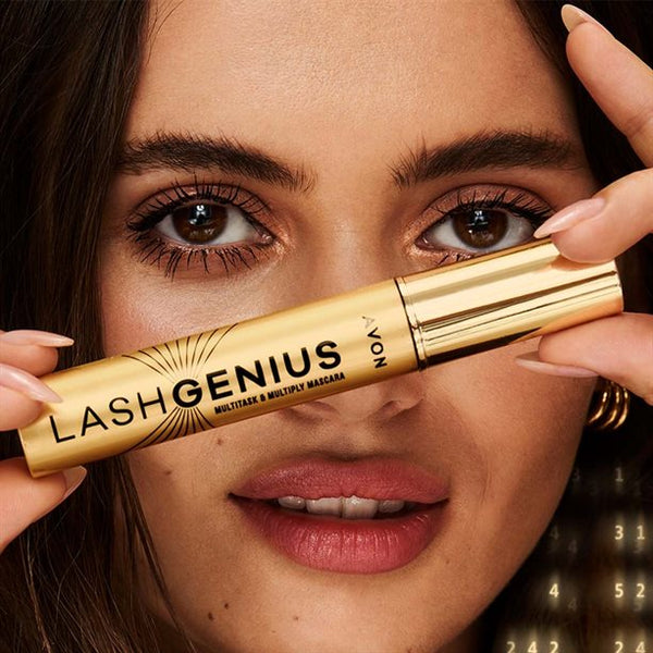 Avon Lash Genius waterproof mascara long lasting smudge resistant lashes