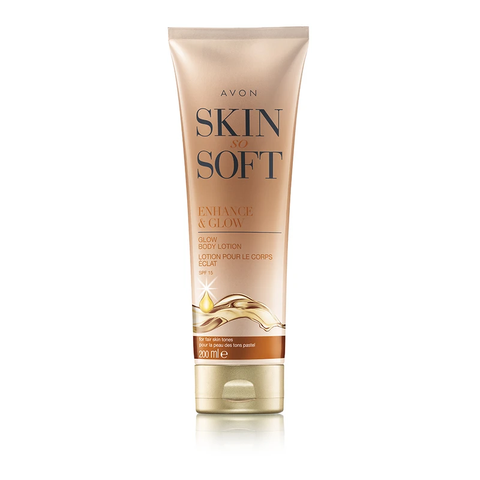 Avon Skin So Soft Enhance & Glow Body Lotion - 200ml Available in Fair and Medium