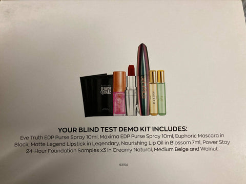 Avon Blind Test Demo Kit