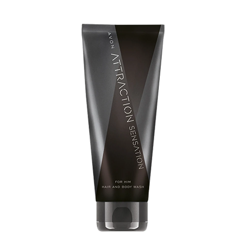 Avon Attraction Sensation for Him Hair & Body Wash - 200ml