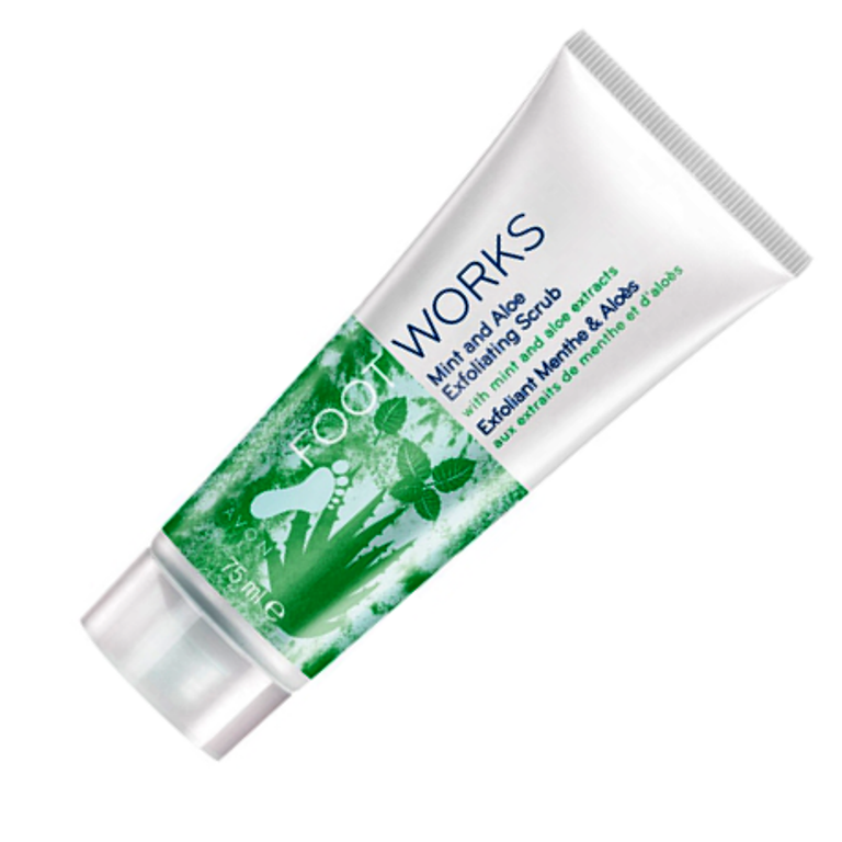 Avon Footworks Mint & Aloe Exfoliating Scrub 75 ml