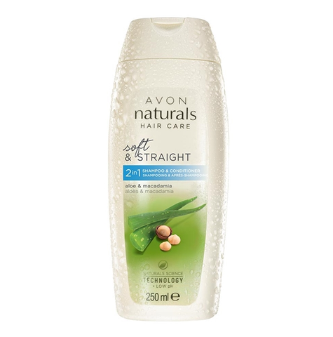 Avon Naturals Aloe & Macadamia 2-in-1 Shampoo & Conditioner