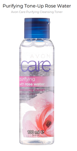 Avon Care Purifying Cleansing Toner with Rose Water 100ml