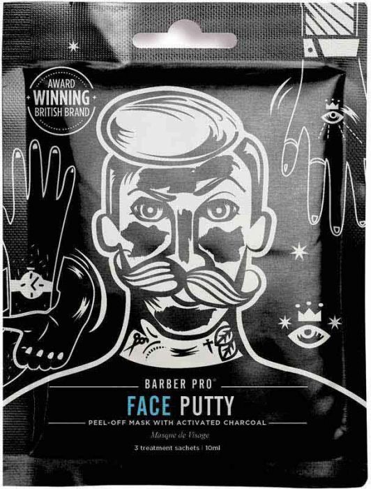 Barber Pro Face Putty Mask, 3 Sachets