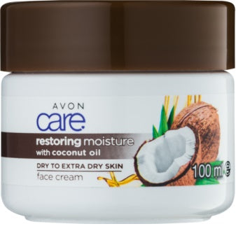 Avon Care Moisturizing Facial Cream with Coconut Oil - 100ml