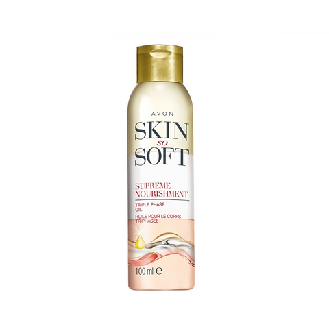 Avon Skin So Soft Supreme Nourishment Triple Phase Oil 100ml for dry skin